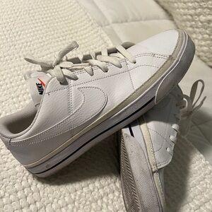 Nike White and Gray Casual Sneakers
